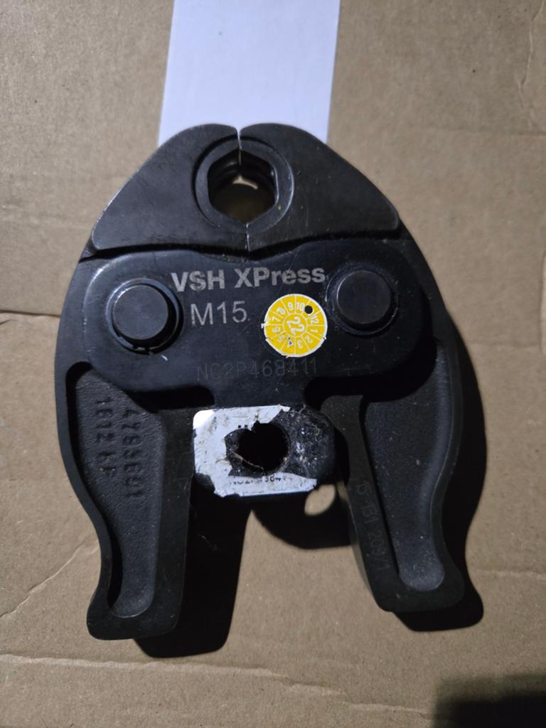 Novopress persbek 15mm VSH XPress M15 ACO103, Ophalen of Verzenden, Zo goed als nieuw