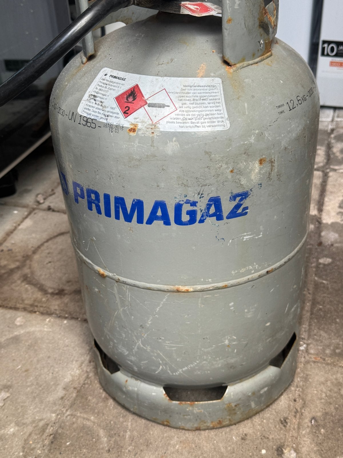 Primagaz propaan gasfles 10,5 kg - Gebruikt, Ophalen, Gebruikt