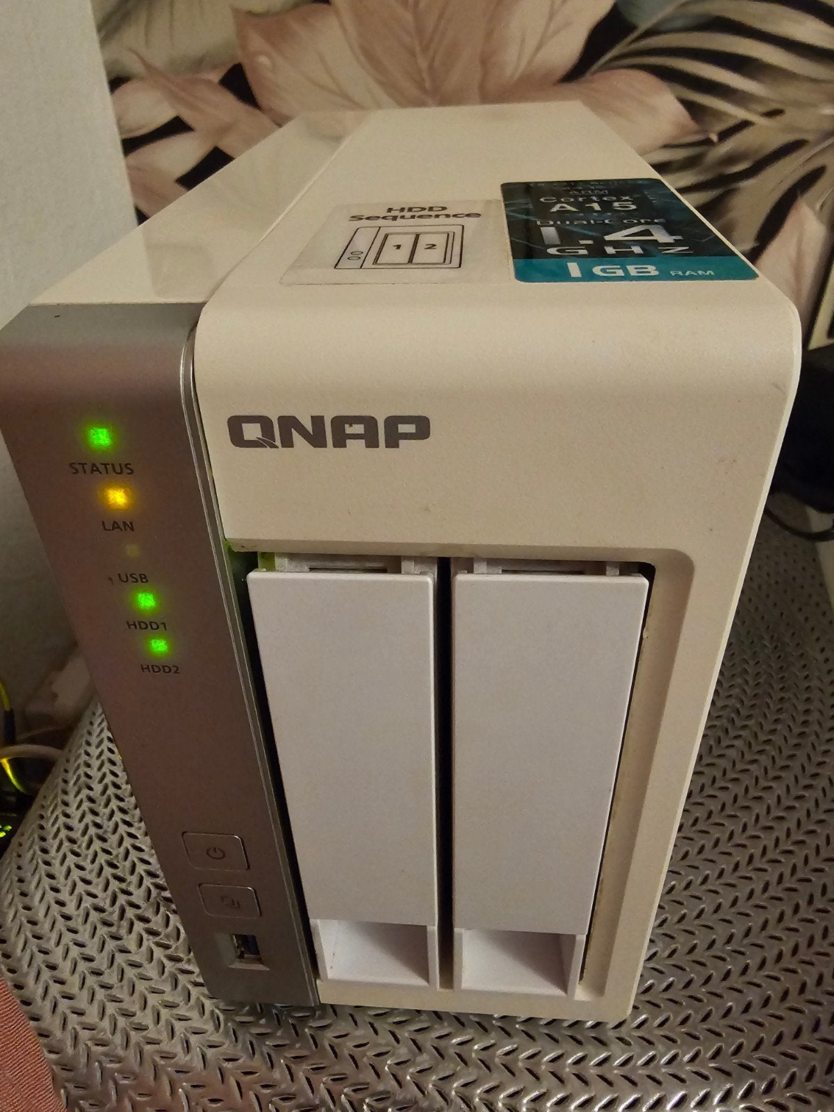 QNAP TS-231+ NAS, Computers en Software, Ophalen of Verzenden, Zo goed als nieuw