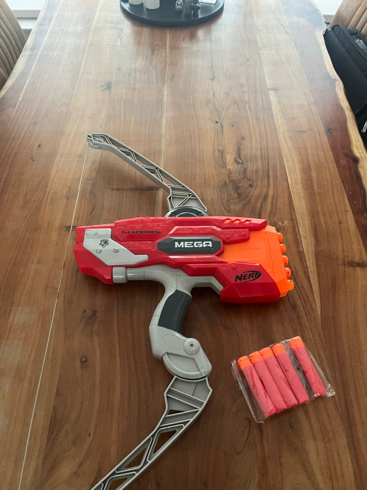Nerf N-Strike Mega Thunderbow met pijlen, Ophalen, Gebruikt, Jongen of Meisje
