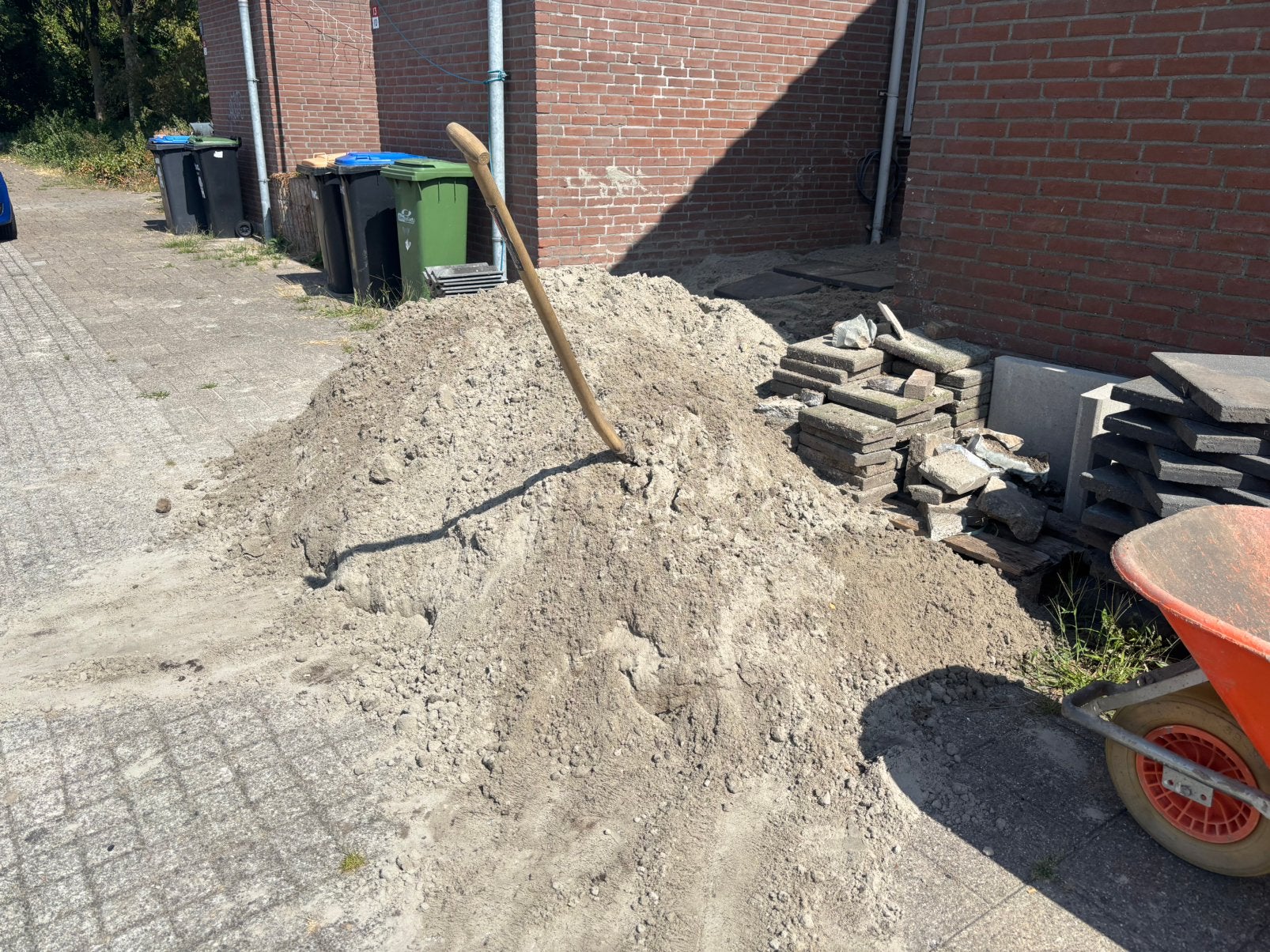 2a 3 kuub ophoog zand, Tuin en Terras, Zand, Ophalen of Verzenden, Zo goed als nieuw, Ophoogzand