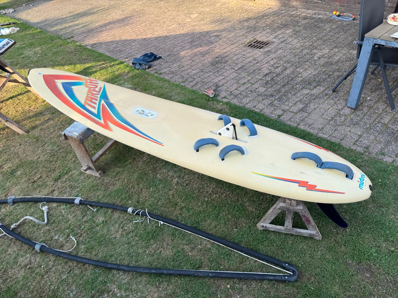 Mistral Take off, Ophalen, Gebruikt, 6.5 m² tot 8 m², Met vin(nen)