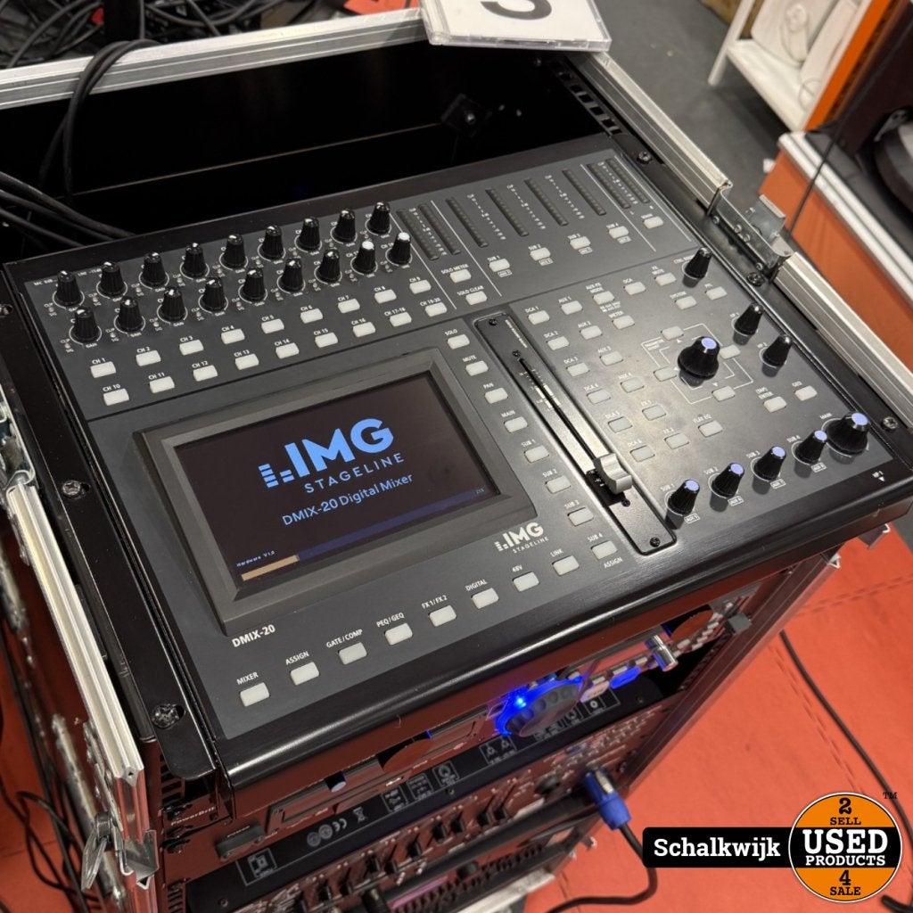 IMG Stageline DMIX-20 Digitale mixer in zeer nette staat, Flex Ltd., Gebruikt, https://flex.com/contact-us, Nobelstraat 10, 5807 GA Oostrum LB, Limburg, Nederland