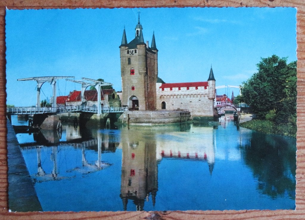 Zierikzee Zuidhavenpoort ( 2x ophaalbrug ), Ophalen of Verzenden, Voor 1920, Zeeland
