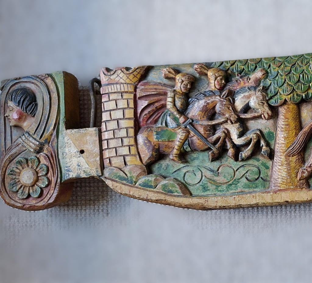 Houten achterkant boerenwagen, Antiek en Kunst, Ophalen