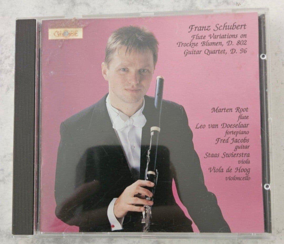 Franz Schubert - Flute Variations & Guitar Quartet (Marten R, Ophalen of Verzenden, Romantiek, Gebruikt, Kamermuziek