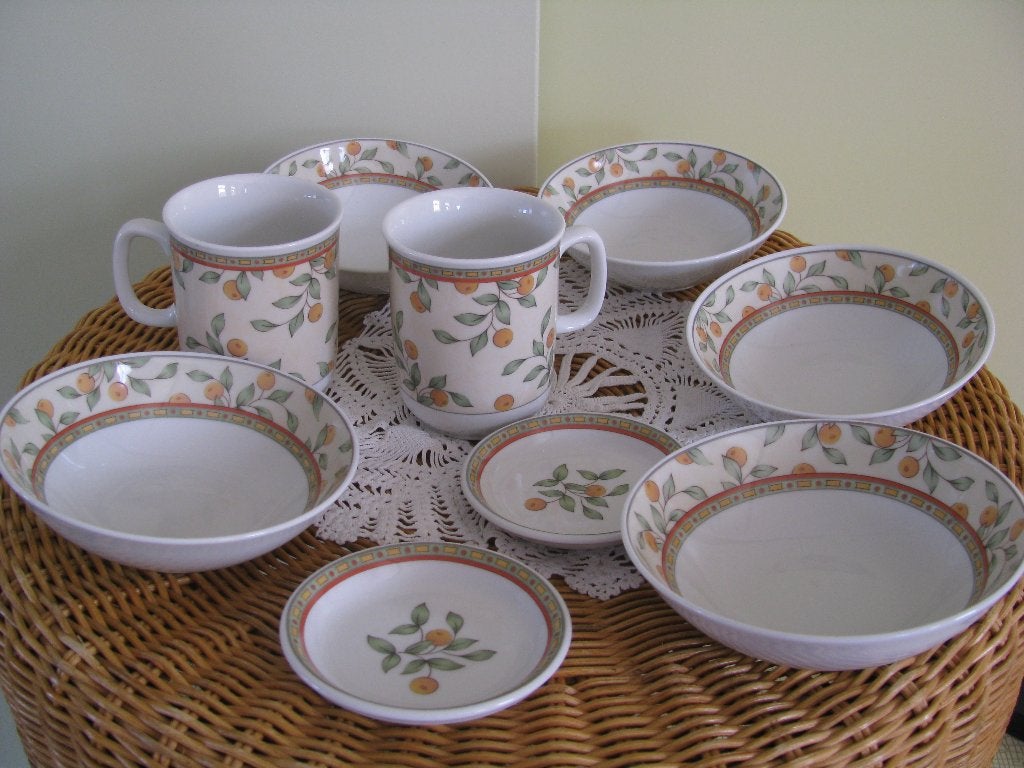 Delen Art Design Koffie tijd servies * zoek JIJ nog IETS ?, Huis en Inrichting, Ophalen of Verzenden, Zo goed als nieuw, Porselein