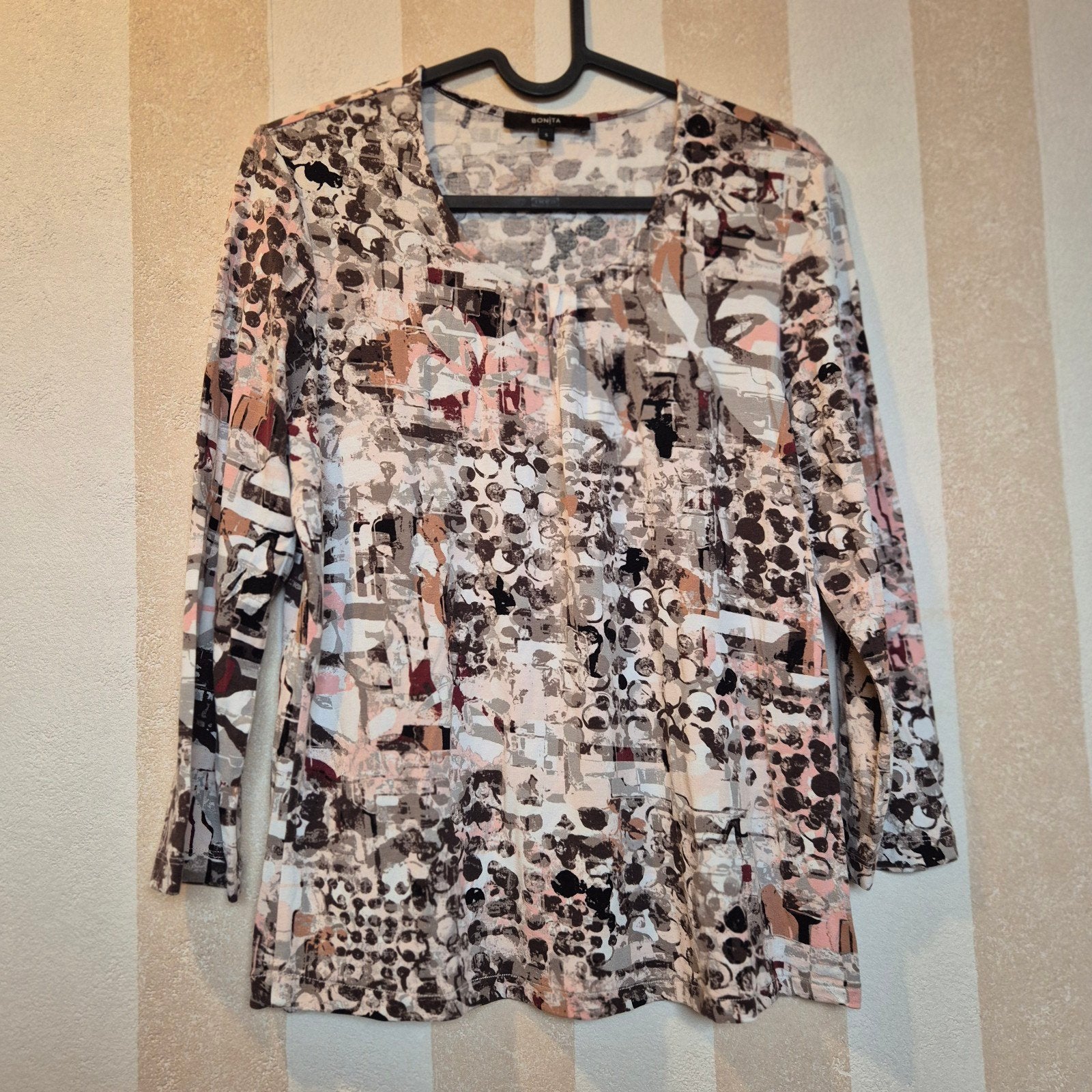Bonita blouse met lange mouwen, maat S, Meerkleurig, Bonita, Ophalen of Verzenden, Zo goed als nieuw