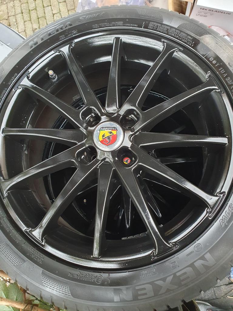 Fiat bravo 4x98  4x100  58.1  naafdiameter opknap velgen, Auto-onderdelen, Banden en Velgen, Ophalen, 17 inch, Zomerbanden, Velg(en)