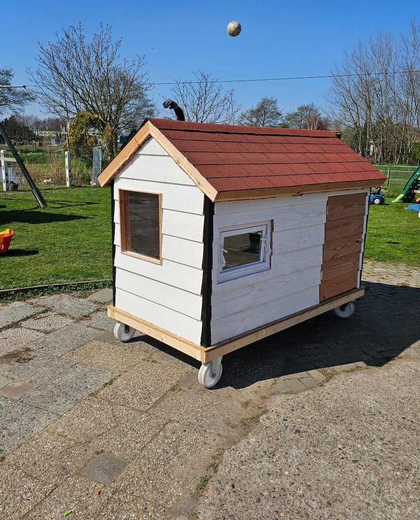 Uniek! Nederlands Kleinste Airbnb / Tiny House op wielen, Ophalen of Verzenden, Zo goed als nieuw, Hout
