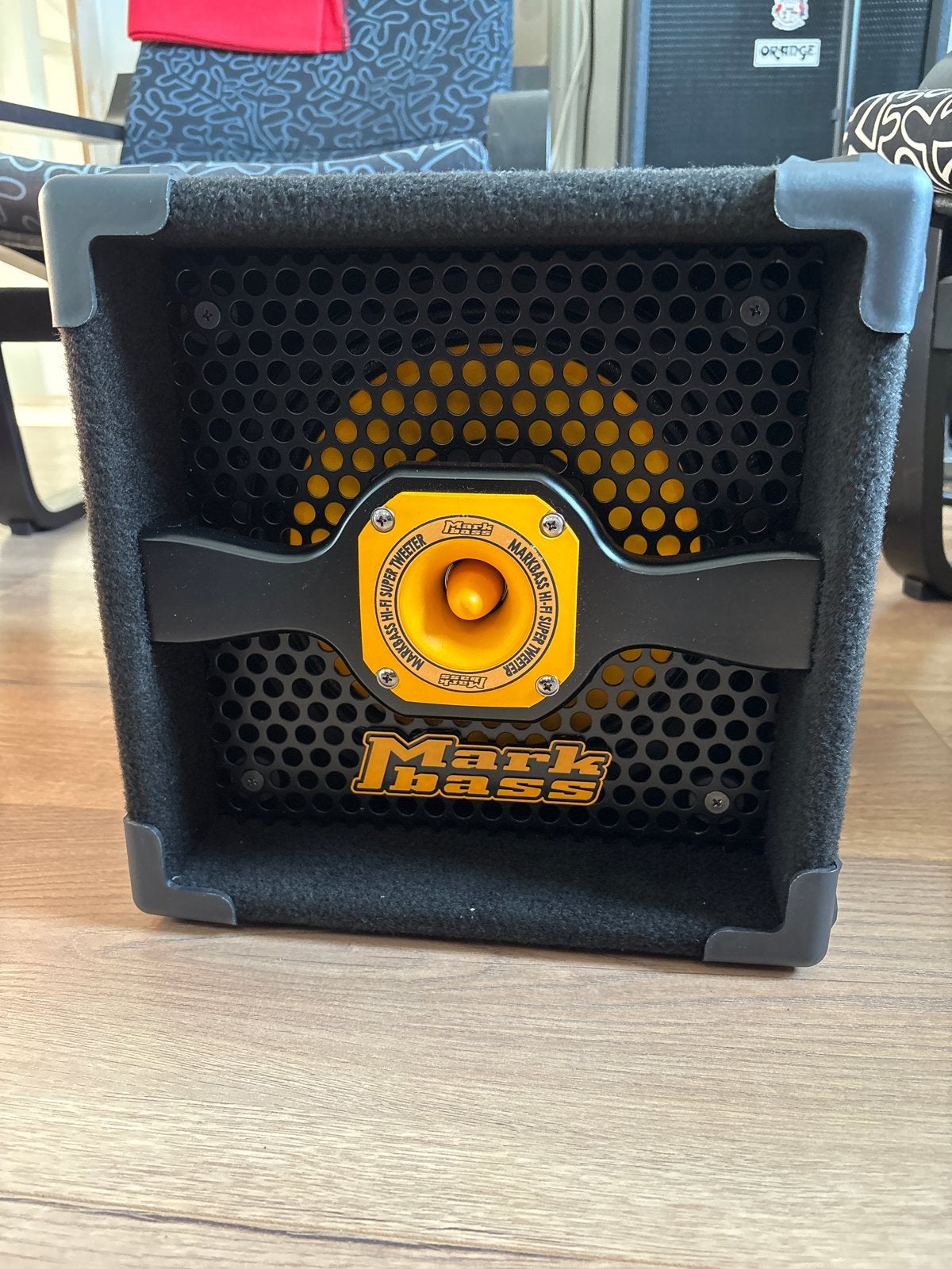 Markbass AMS 101h 8ohm basgitaar cabinet, Ophalen, Gebruikt, Basgitaar, 100 watt of meer
