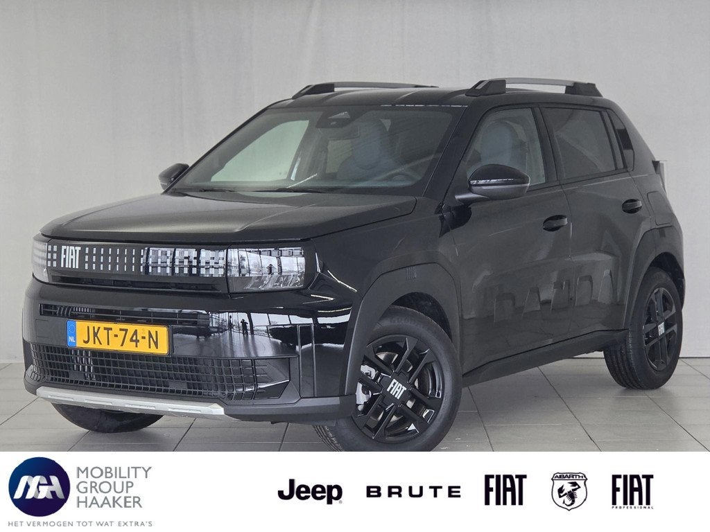 Fiat Grande Panda 1.2 Hybrid ICON | Apple-Android | Cruise C, Stof, Parkeersensor, Zwart, Origineel Nederlands