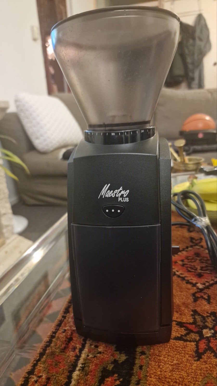 Baratza Maestro Plus Koffiemolen - Conische Maalschijven, Ophalen of Verzenden, Gebruikt, Overige modellen, Koffiebonen