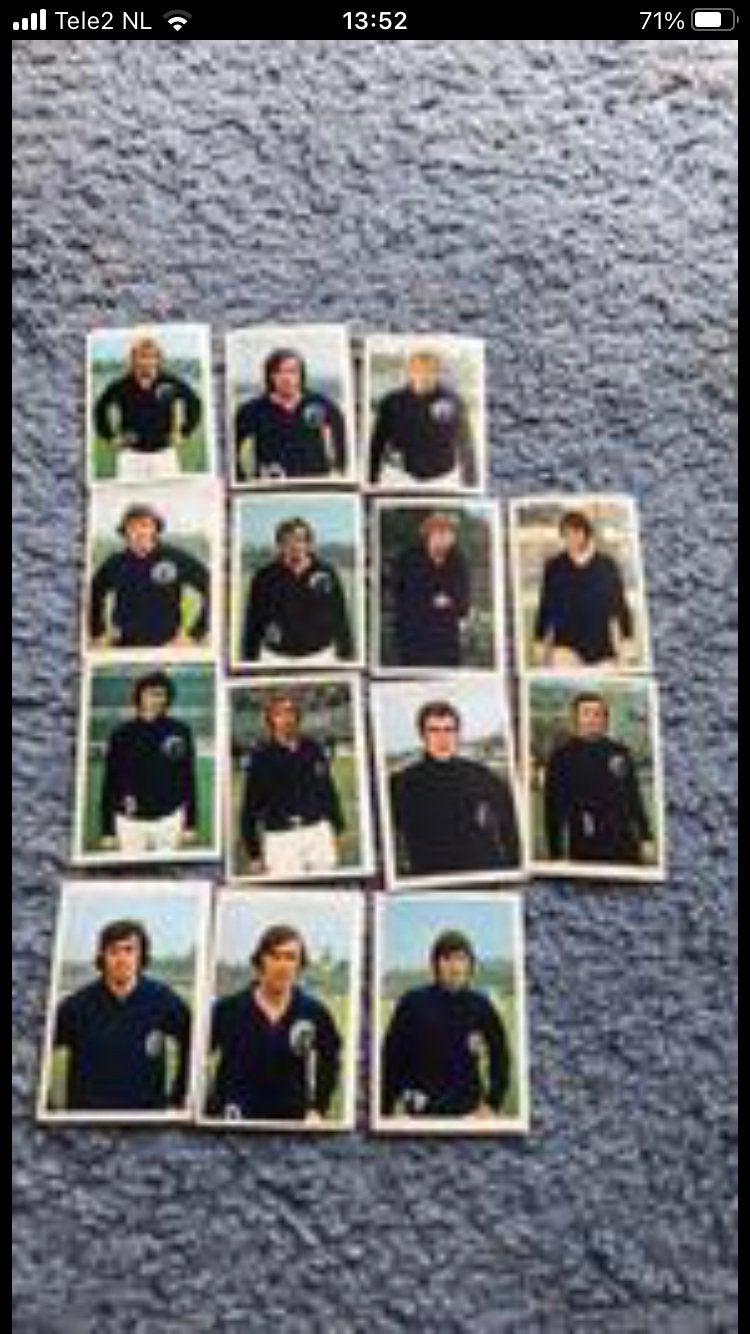 Ajax panini vanderhout 1971-1972, Ophalen of Verzenden, Gebruikt, Ajax, Poster, Plaatje of Sticker
