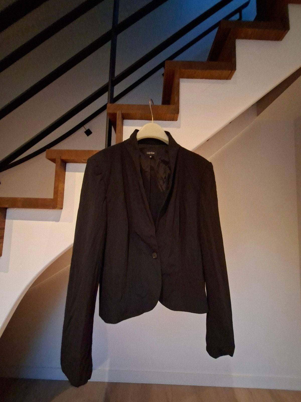 Zwart jasje van Lilytime, maat 46, Zwart, Maat 46/48 (XL) of groter, Ophalen of Verzenden, Zo goed als nieuw