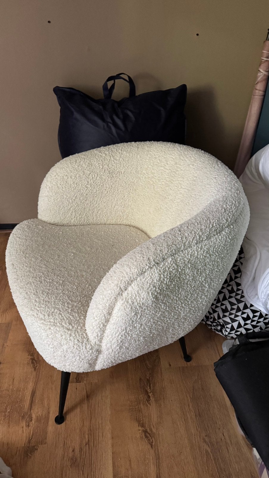 Super mooie teddy stoel, Ophalen, Zo goed als nieuw, Eenpersoons, Minder dan 150 cm