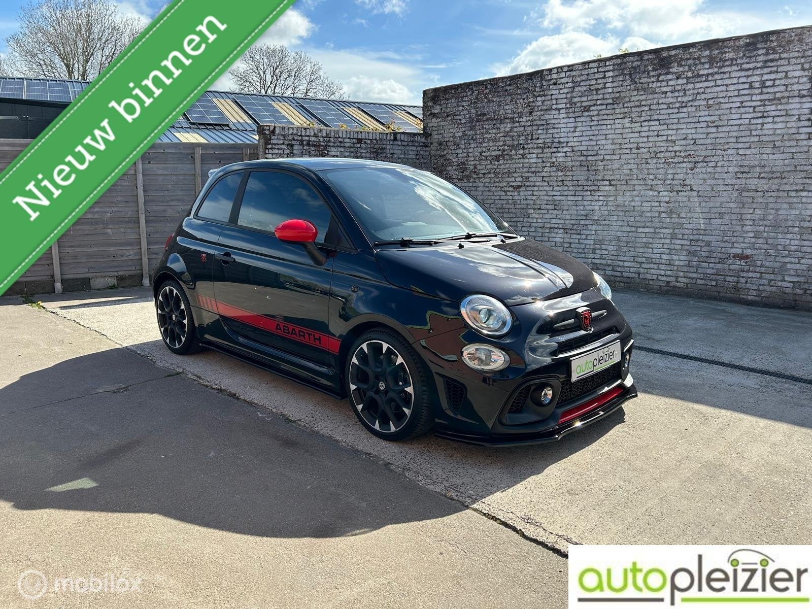 Fiat 500 1.4 T-Jet Abarth Competizione|straight pipe|Sabelt|, Auto's, Gebruikt, 4 cilinders, 1055 kg, Bedrijf
