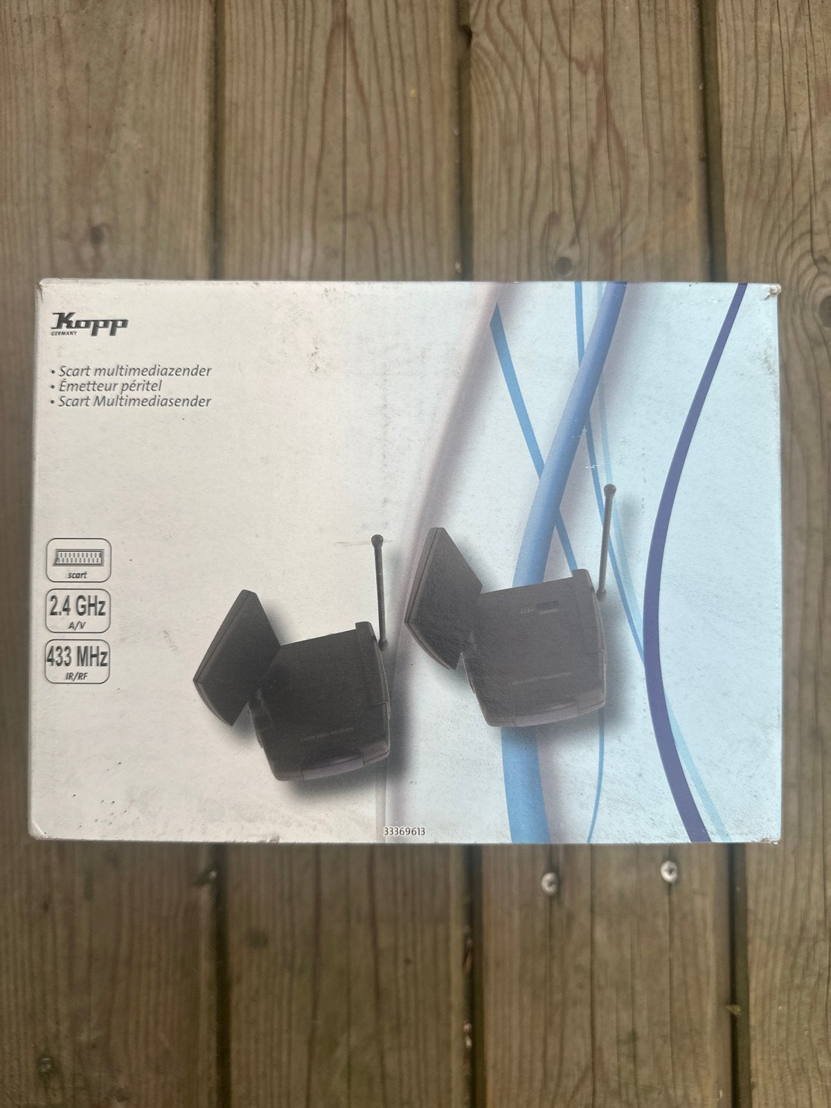 Kopp Scart Multimediasender 2.4 GHz A/V Draadloze Zender, Audio, Tv en Foto, Audiokabels en Televisiekabels, Ophalen of Verzenden