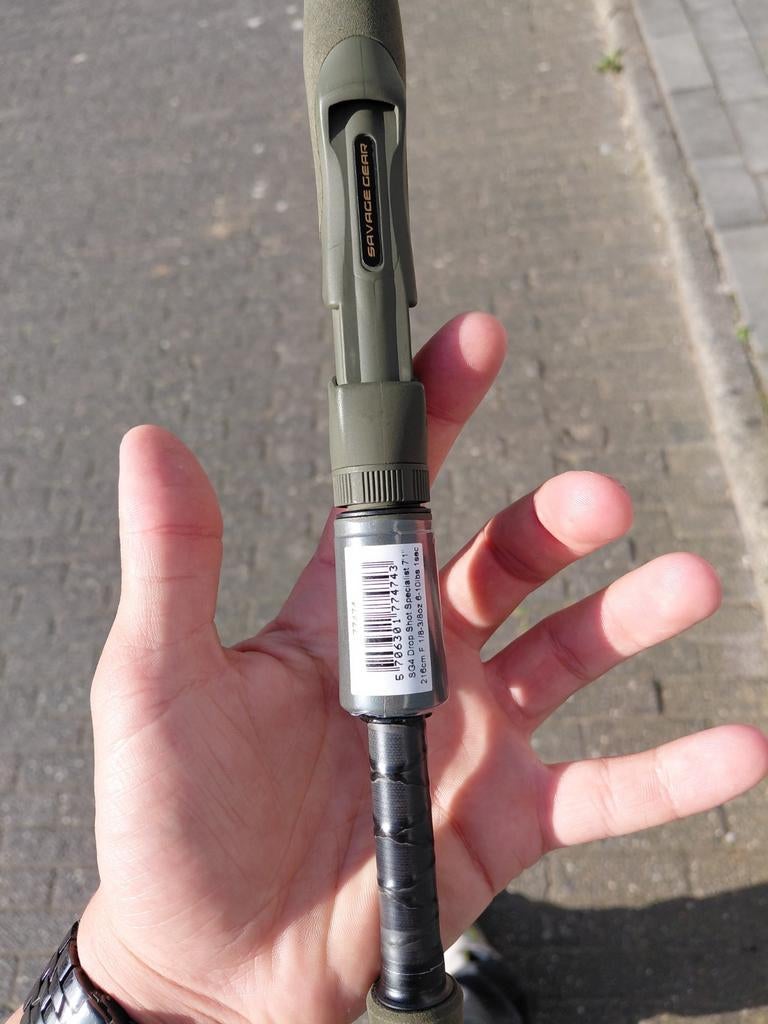 Savage Gear SG4 Dropshot Specialist 2.16m, Ophalen, Zo goed als nieuw, Werphengel