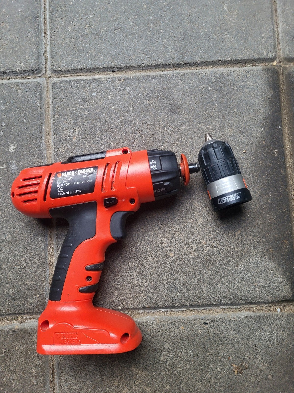 Black & Decker 12V Accuboormachine - zonder accu!, Gebruikt, Variabele snelheid, Ophalen of Verzenden, Boor- en Schroefmachine