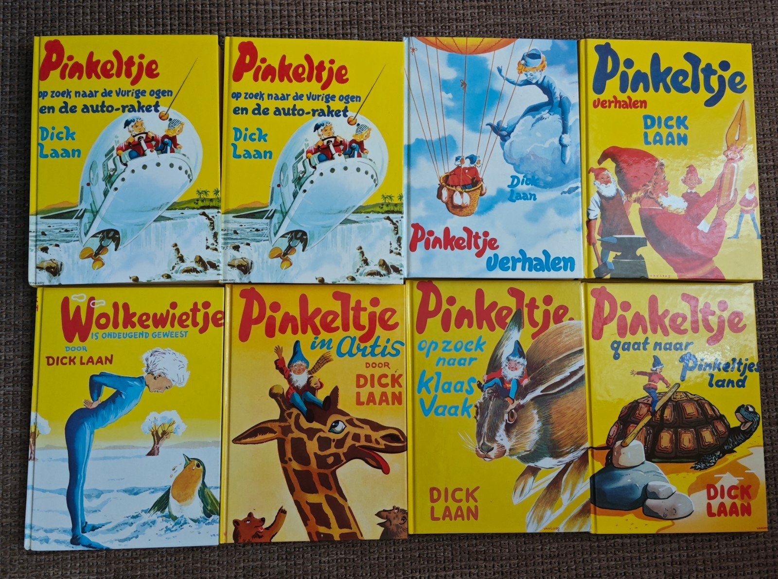 11x  Pinkeltje boeken + 2x Wolkewietje, Boeken, Ophalen of Verzenden, Nieuw, Dick Laan, Fictie algemeen