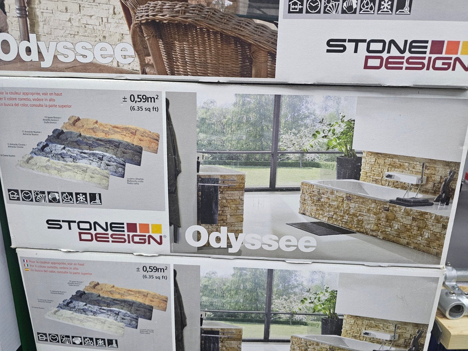 Stone Design Odyssee Steenstrips - ca. 8m², Ophalen, Overige materialen, Wandtegels, Nieuw