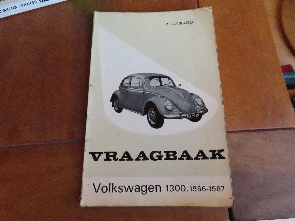 Vraagbaak VW Kever 1300, VW Karmann Ghia 1300 1966-1967, Ophalen of Verzenden