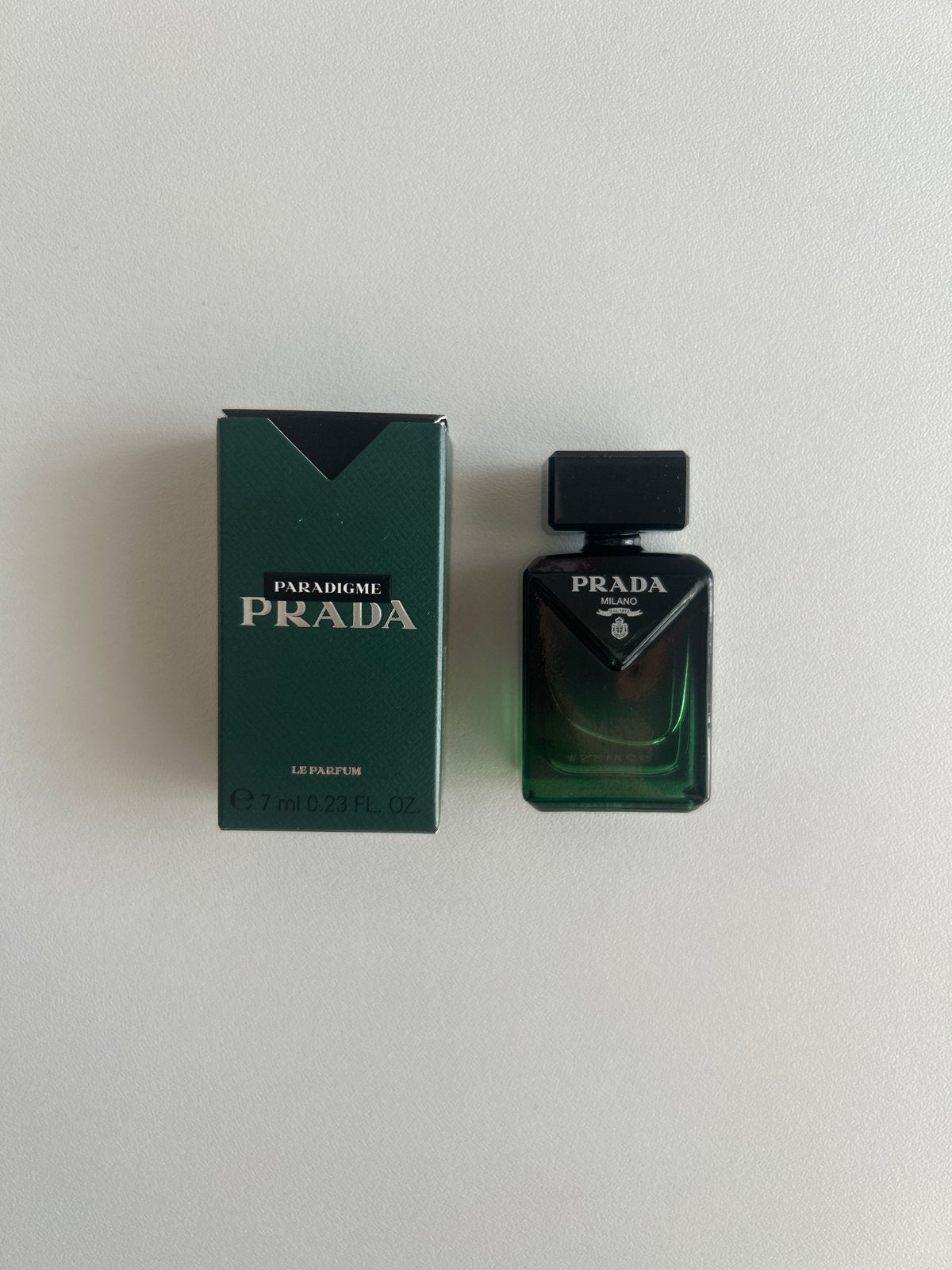Prada Paradigme Le Parfum (nieuwste herengeur) - 7 ml, Ophalen of Verzenden, Nieuw, Miniatuur, Gevuld