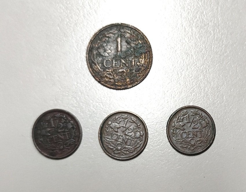 Centen, Postzegels en Munten, Ophalen of Verzenden, Koningin Wilhelmina, Overige waardes, Losse munt