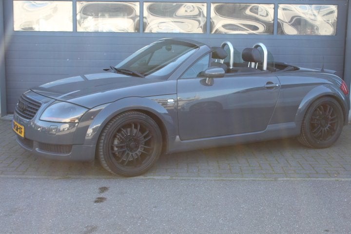 Audi TT Roadster 1.8 5V Turbo quattro Leder, Electr. Kap, Cl, Auto's, Zwart, Cabriolet, Bedrijf, Handgeschakeld
