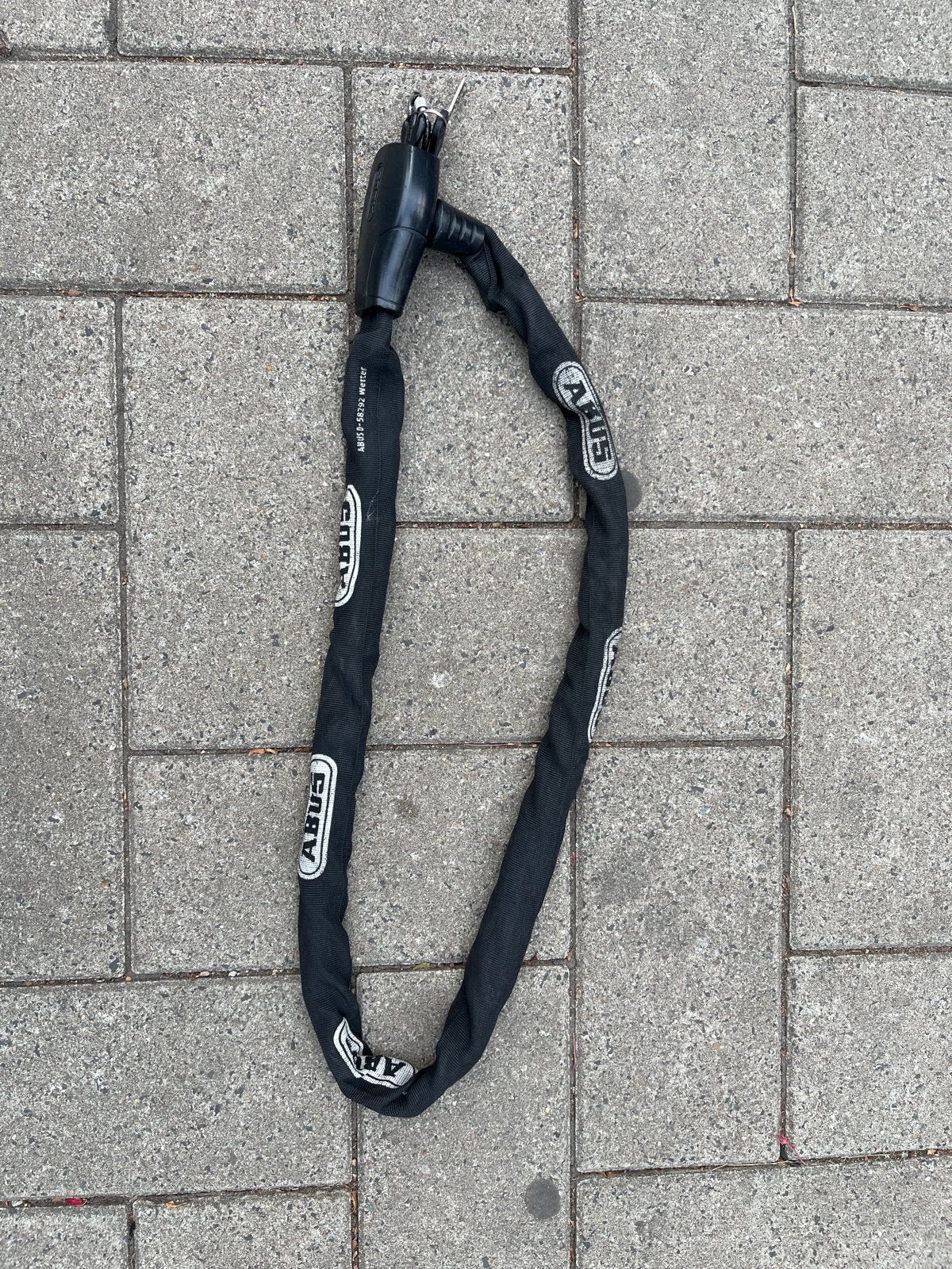 ABUS Kettingslot 110cm - Betrouwbare fietsbeveiliging, Ophalen, Gebruikt, Kettingslot