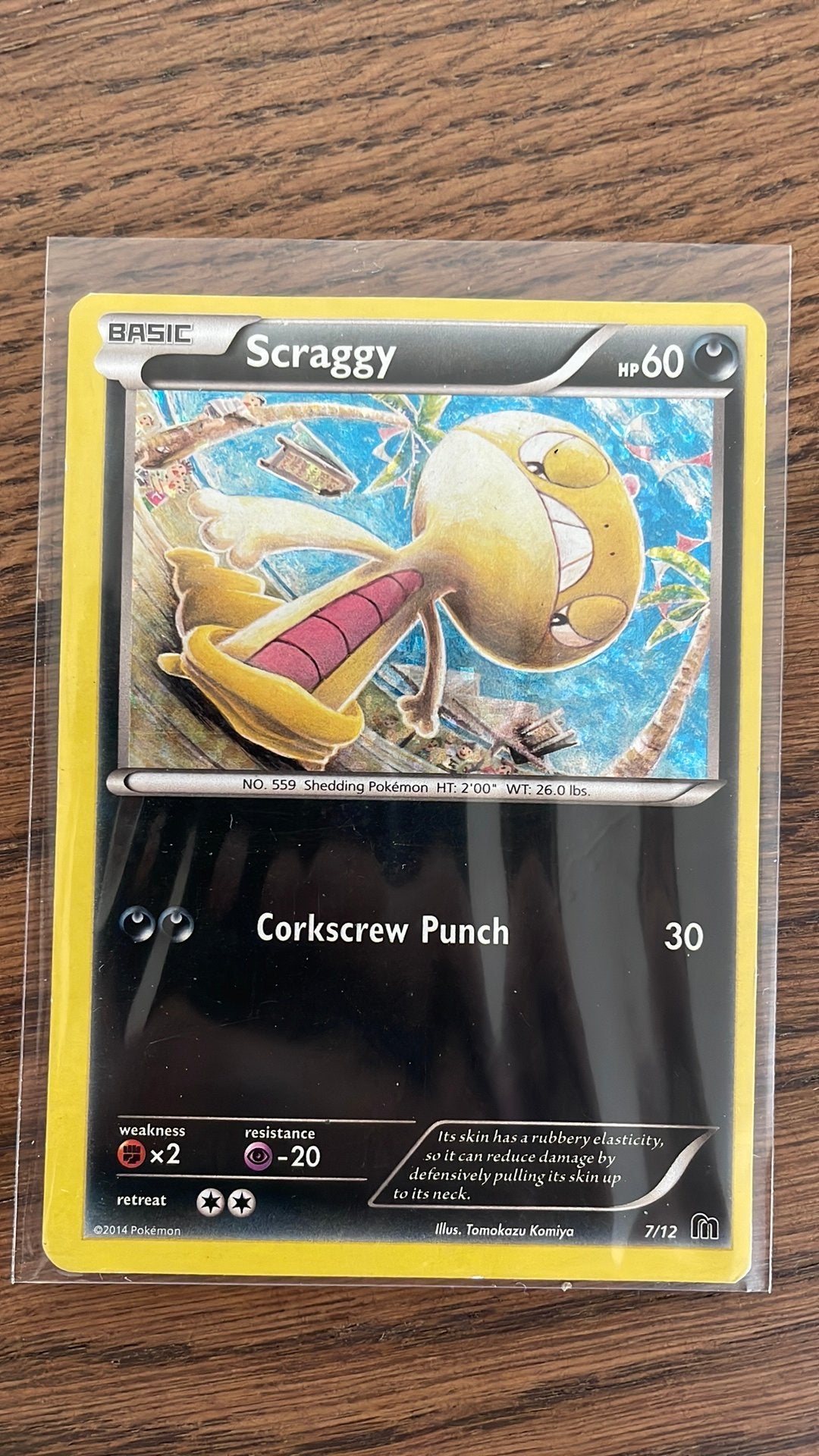 Scraggy 7/12 holo McDonalds 2016, Ophalen of Verzenden, Zo goed als nieuw