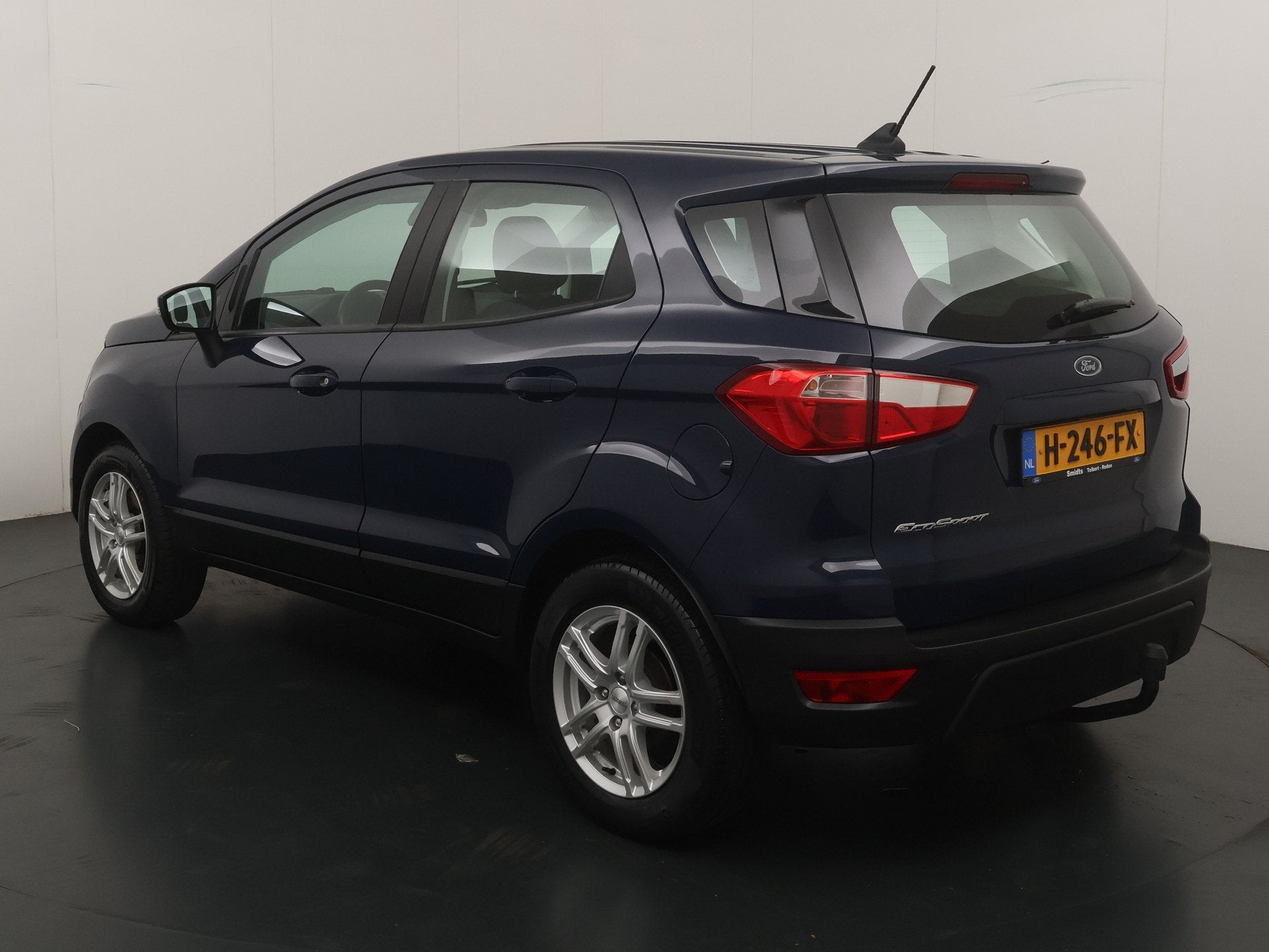 Ford EcoSport EcoBoost 100 pk Connected | Trekhaak | Airco |, Auto's, Gebruikt, Ecosport, Blauw, Origineel Nederlands