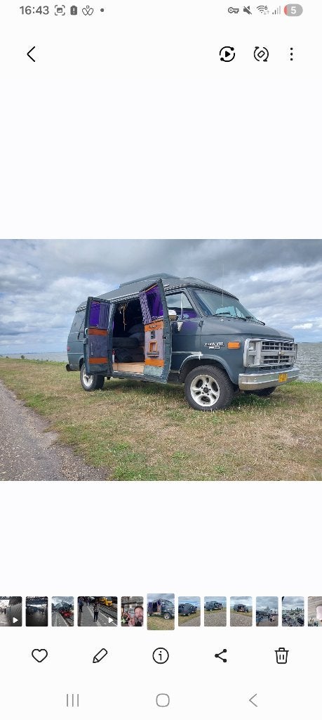 Chevyvan G20., Auto's, Chevrolet, Automaat, 8 cilinders, Overige carrosserieën, Blauw