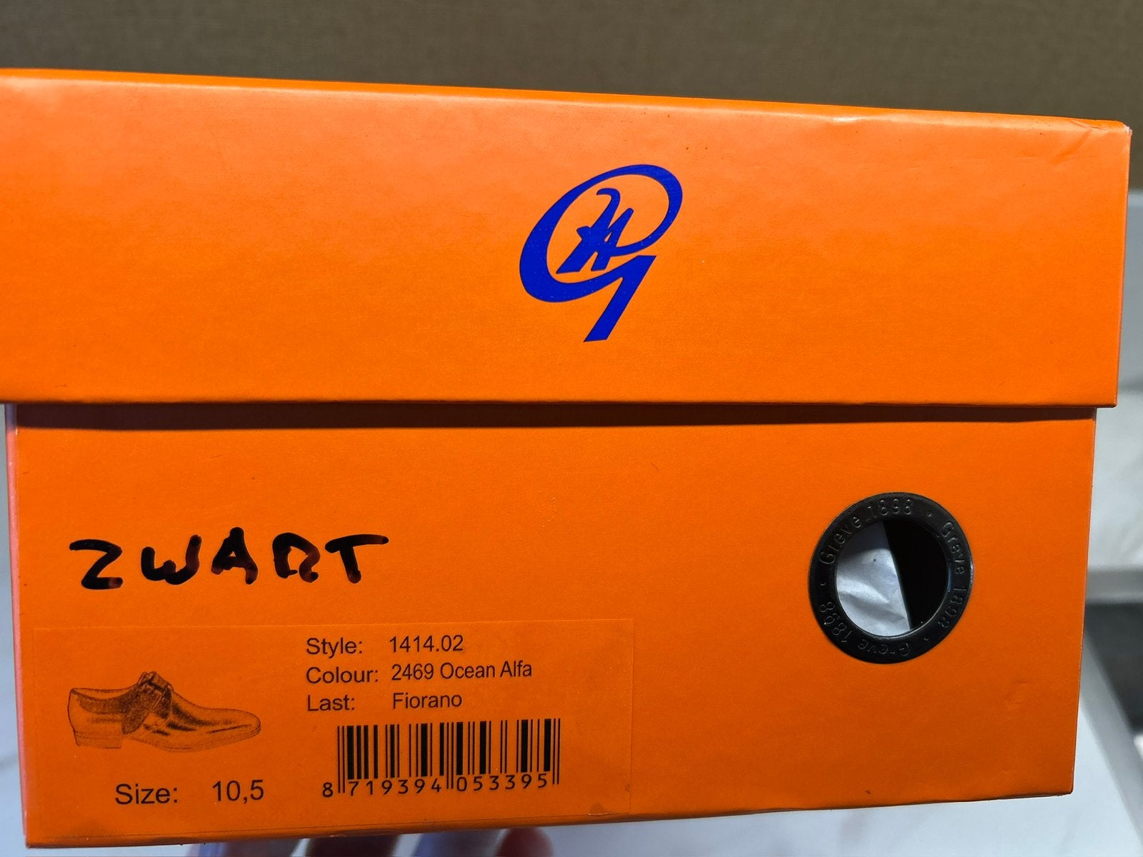 Nieuwe Greve gespschoenen maat 10,5/44,5, Kleding | Heren, Ophalen of Verzenden, Nieuw, Zwart, Gespschoenen