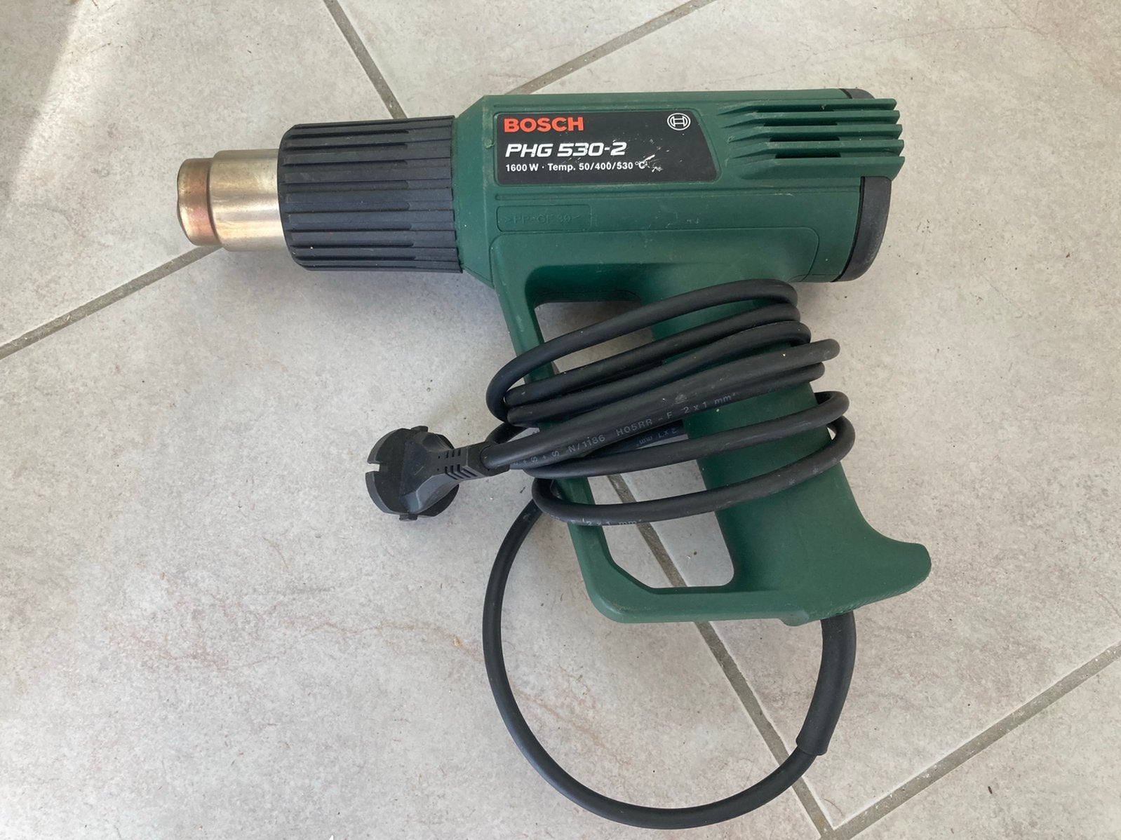 Bosch PHG 530-2 heteluchtpistool fohn verfstripper, Ophalen of Verzenden, Gebruikt