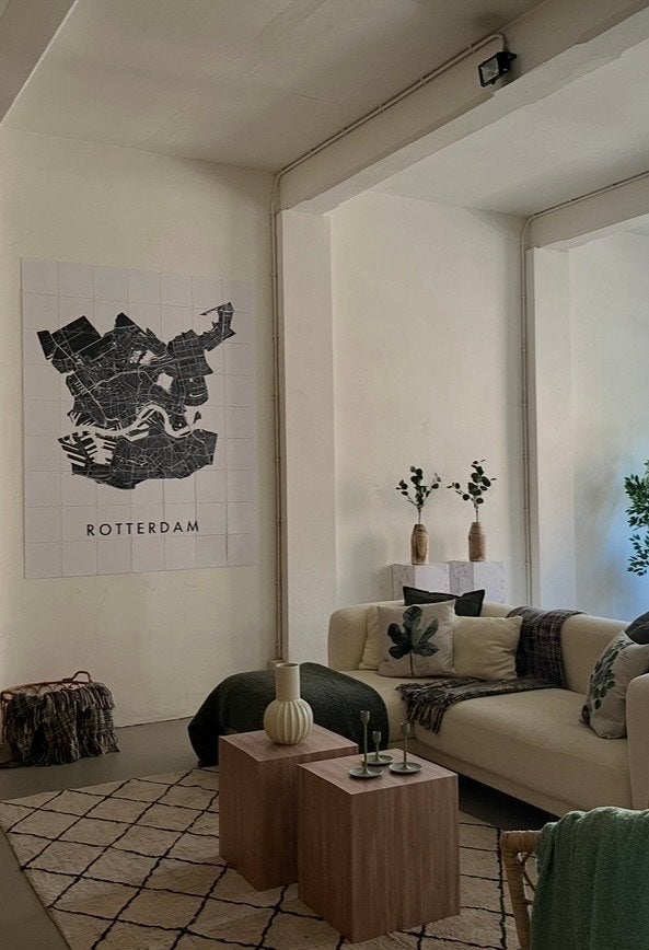 IXXI Rotterdam - Collectors item, Zwart, Ophalen of Verzenden, Zo goed als nieuw, Wandbord of Wandpaneel