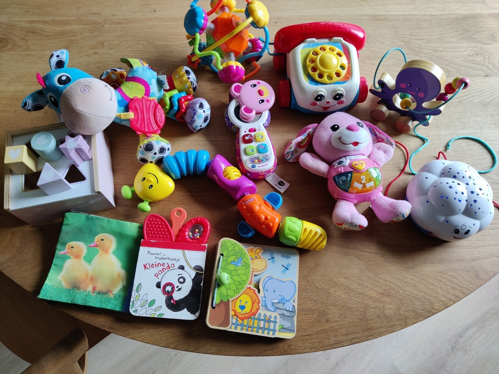 Baby speelgoed, leesboekjes en muziekdoos met lichtjes, Ophalen of Verzenden, Gebruikt, Overige typen, Met licht