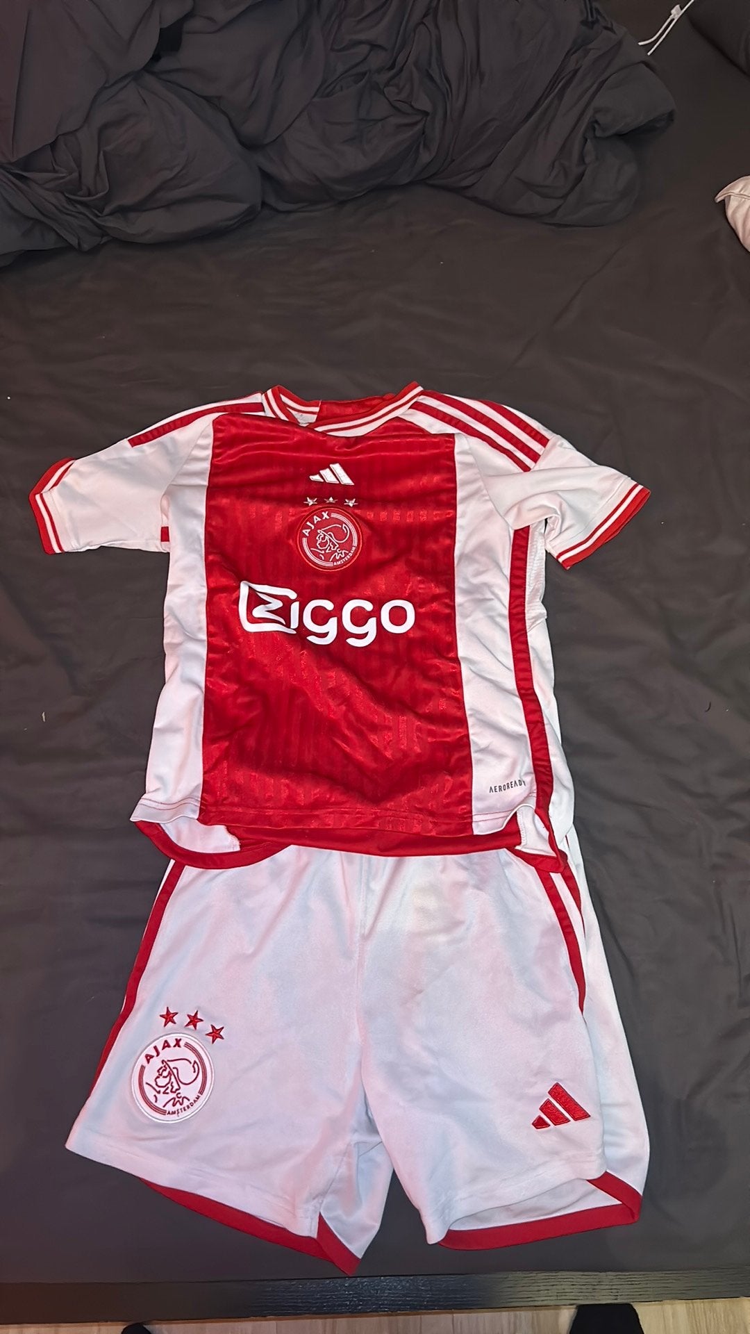 ajax voetbal pak, Maat XS of kleiner, Ophalen of Verzenden, Zo goed als nieuw