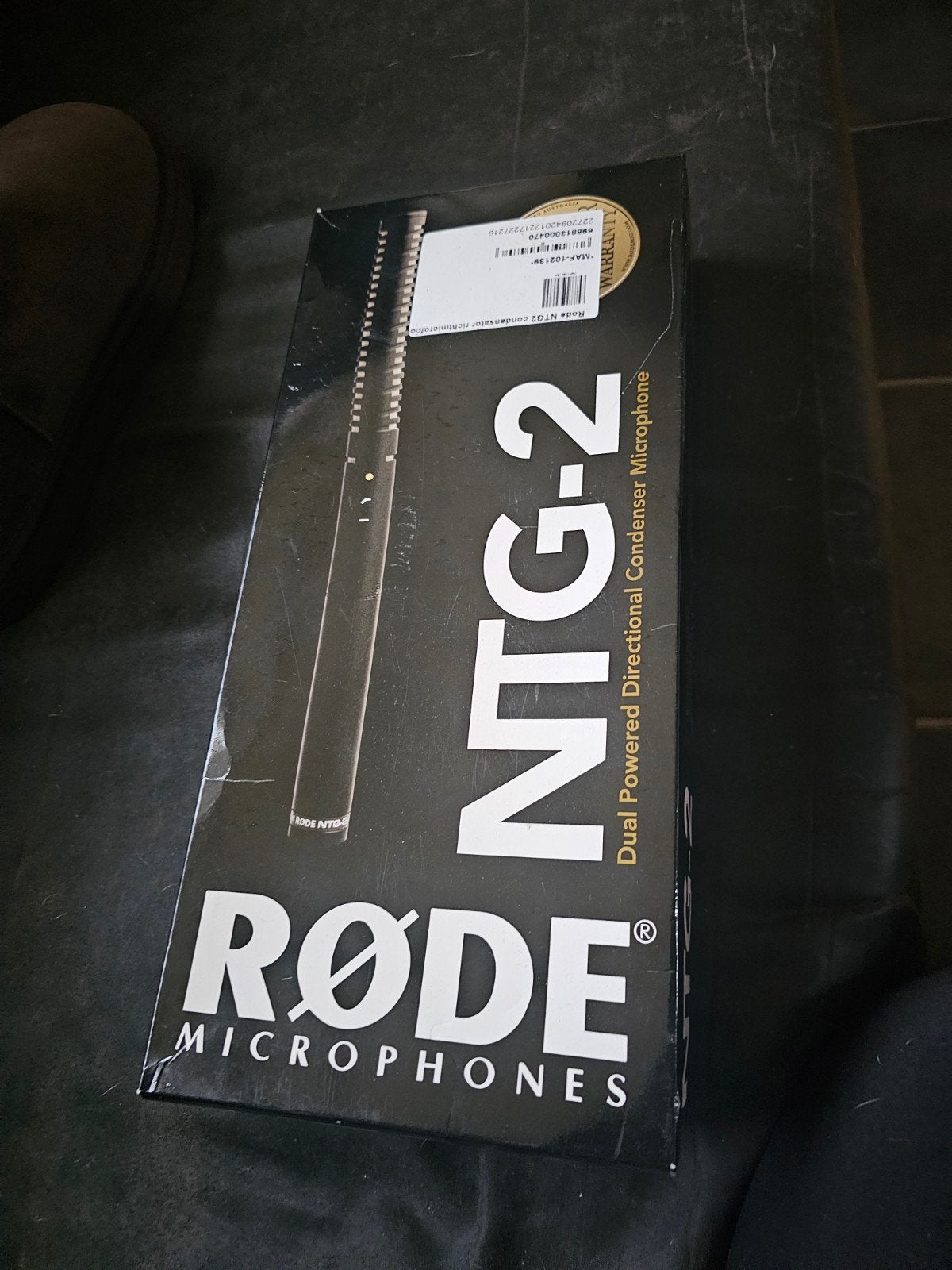 Te koop RODE NTG-2 microfoon met doos, Ophalen of Verzenden, Zo goed als nieuw