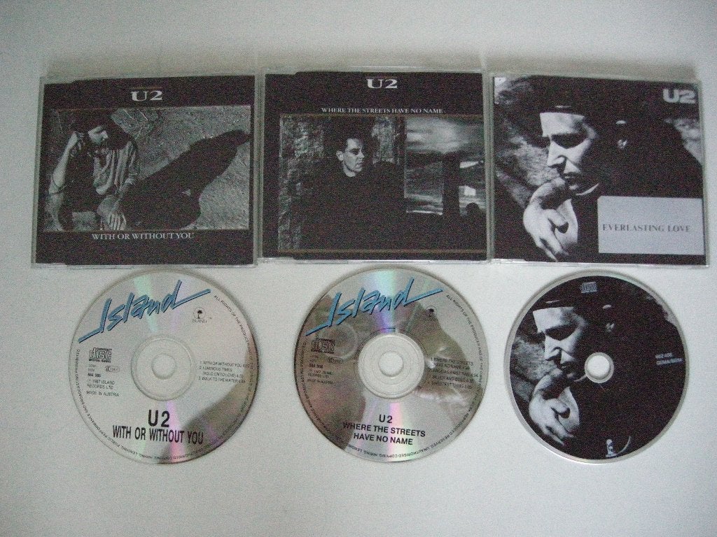 U2 Everlasting love Where the streets have no name With or ., Ophalen, Zo goed als nieuw, Pop