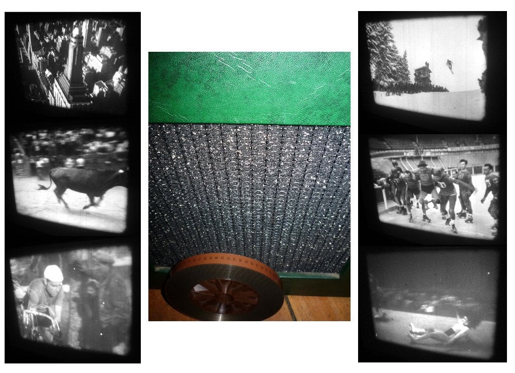 16mm film Sterling Films Sports Antics 1949 - zw/w geluid -, Audio, Tv en Foto, Ophalen of Verzenden, 16mm film