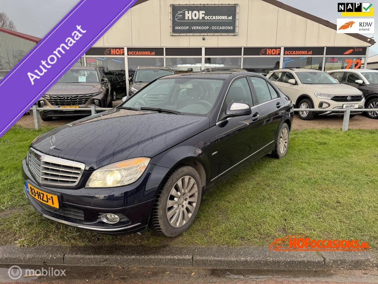 Mercedes-Benz C-klasse 220 CDI Elegance AUTOMAAT / NAVIGATIE, Auto's, Automaat, 4 cilinders, Origineel Nederlands, Bedrijf