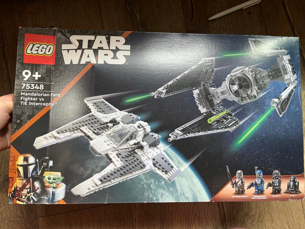 LEGO Star Wars 75348 Mandalorian Fang Fighter vs TIE Interce, Verzamelen, Star Wars, Ophalen of Verzenden, Nieuw