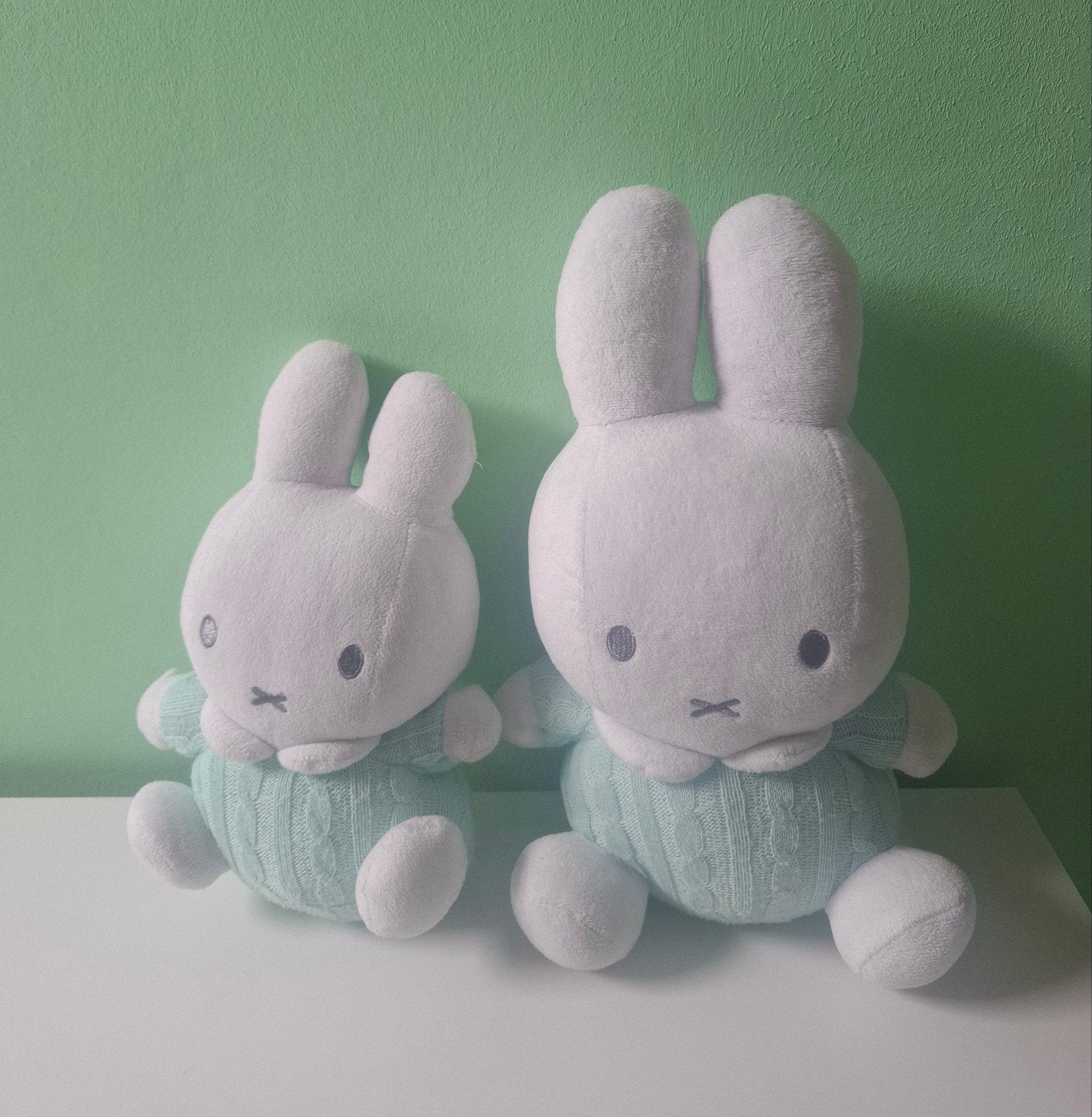 nijntje miffy mintgroen set van 2, Kinderen en Baby's, Kraamcadeaus en Geboorteborden, Ophalen, Zo goed als nieuw, Kraamcadeau