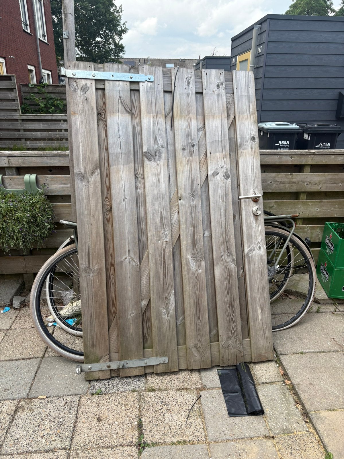 Tuindeur, Ophalen, 1 tot 2 meter, Minder dan 3 meter, Zo goed als nieuw