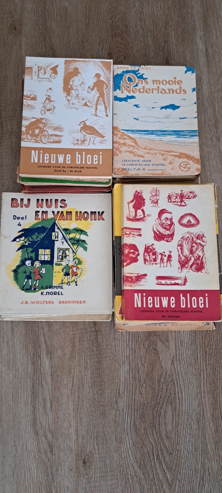90 oude leesboekjes - Een koopje voor de liefhebber!, Boeken, Ophalen of Verzenden
