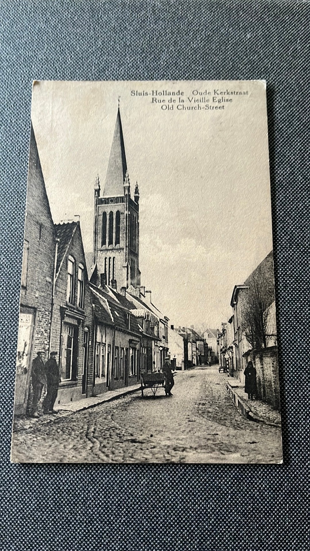 Sluis Kerkstraat, Ophalen of Verzenden, 1940 tot 1960, Gelopen, Zeeland