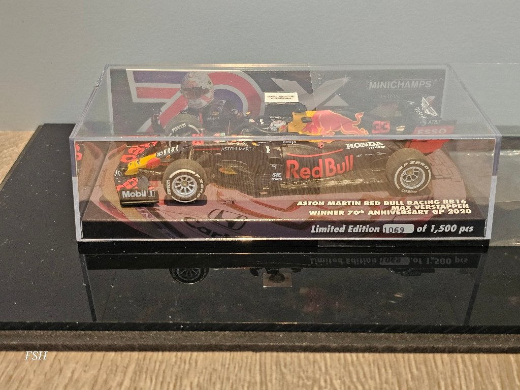 SALE: RB16, M. Verstappen, Winner 70th Ann. GP 2020. NIEUW, Ophalen of Verzenden, Nieuw, Auto, MiniChamps