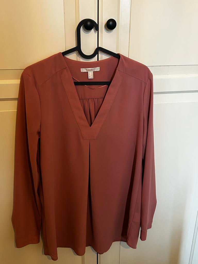 Esprit Blouse M z.g.a.n., Kleding | Dames, Blouses en Tunieken, Zo goed als nieuw, Maat 38/40 (M), Roze, Ophalen of Verzenden